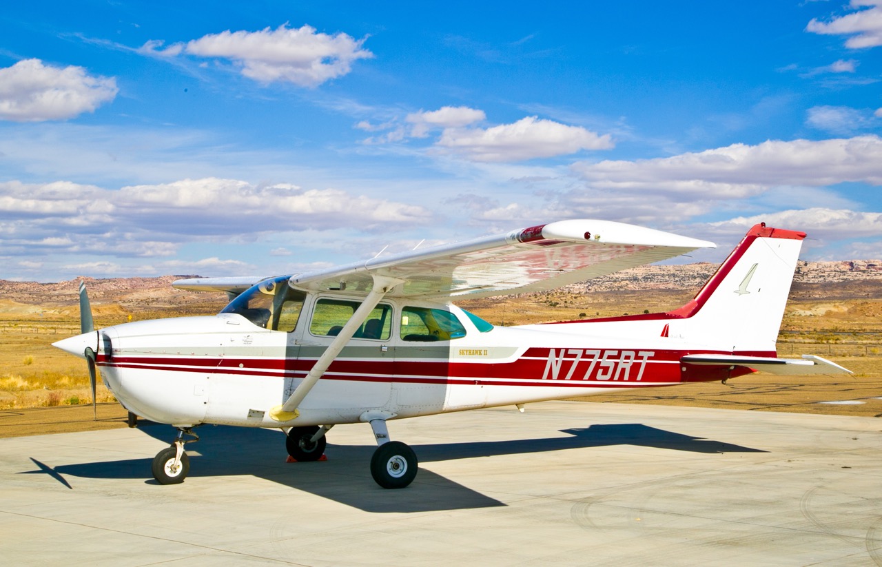 Small aircraft in Moab